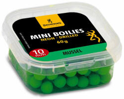 Browning Mini Boilies Browning Neon Pre-drilled Green Mussel 10mm