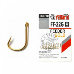 FANATIK Carlig Fanatik FF-22G No. 6 Feeder Gold