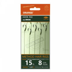 Orange Rig Feeder Orange Series 3 No. 10 15Lb Method Hair Rigs