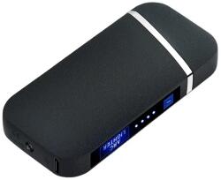  LI-25731 elektromos öngyújtó USB töltéssel - Fekete/Matt