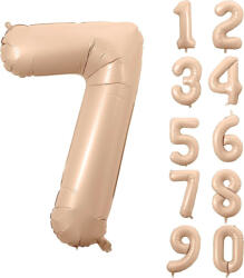  Számos lufi 34" 86cm óriás karamell szám, számjegy 7-es (LUFI439641)