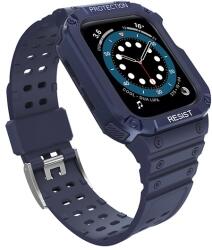 gigapack Pótszíj (egyedi méret, szilikon, közepesen ütésálló, állítható + szilikon keret) SÖTÉTKÉK Apple Watch Series 4 44mm, Apple Watch Series 5 44mm, Apple Watch Series 3 42mm, Apple Watch Ser (GP-141532)
