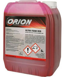 ORION Aktív hab - Ultra Foam Red (5 L) piros színű, semleges koncentrátum