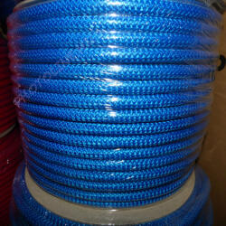Kötött PP kötél, 11 mm, kék