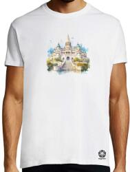 Magnolion Budapest Budai Vár vízfesték v1 póló