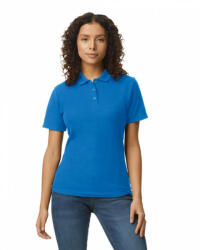 Gildan GIL64800-B3 SOFTSTYLE® LADIES' DOUBLE PIQUÉ POLO WITH 3 COLOUR-MATCHED BUTTONS (gil64800-b3ro-l)