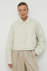 Calvin Klein Jeans rövid kabát női, bézs, átmeneti - bézs M - answear - 45 990 Ft