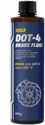 MANNOL 3002 DOT-4 Brake Fluid fékfolyadék, fékolaj 450ml (MN3002-05PET)