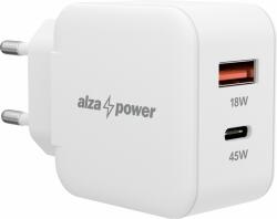 AlzaPower A145 Fast Charge - 45W, fehér (APW-CCA145W)