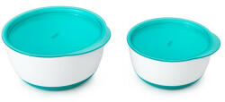 OXO Set 2 Boluri Alimentare cu Capac Teal 200 & 360 ml (61133200) - roua Set pentru masa bebelusi