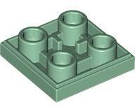 LEGO® 11203c48 - LEGO homokzöld inverz csempe 2 x 2 méretű (11203c48)