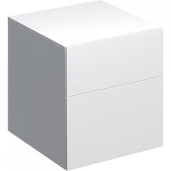 Geberit Xeno 45 oldalsó kiegészítő szekrény két fiókkal, magasfényű fehér 500.504. 01.1 (500.504.01.1)