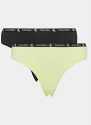 Calvin Klein Underwear Set 2 perechi de chiloți de damă clasici 000QD3991E Colorat - modivo - 109,00 RON