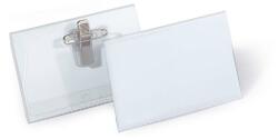 DURABLE Névkitűző, csíptetővel és tűvel, 54x90 mm, DURABLE (50db/csom) (DB810119)