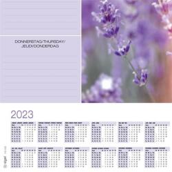 SIGEL Könyökalátét, 595x410 mm, 3 éves, heti tervezővel, SIGEL "Fragrant Lavender (SIHO308) - webpapir