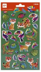 APLI Matrica, fémes hatású, APLI Kids "Stickers", dzsungel (LCA18046) - webpapir
