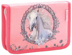 Belmil rózsaszín lovas lány tolltartó (335-72-Horse-Snowflake)