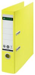 LEITZ Iratrendező, 80 mm, A4, karton, újrahasznosított, LEITZ "180 Recycle", sárga (E10180015) - webpapir