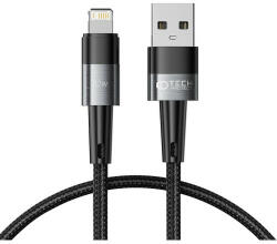 Tech-Protect Ultraboost USB-A Lightning kábel 12W 2.4A 25cm szürke
