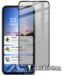 IMAK Samsung Galaxy A54 (SM-A546), Galaxy S23 FE (SM-S711), Imak üvegfólia, 9H, 0, 33mmm, Full glue, Full cover, Anti-Spy, Fek