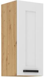 TEMPO KONDELA Dulap superior, alb/stejar artizan, LULA 30 G-72 1F