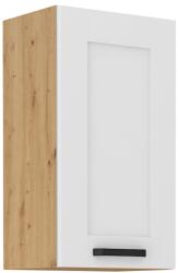 TEMPO KONDELA Dulap superior, alb/stejar artizan, LULA 40 G-72 1F