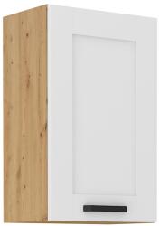 TEMPO KONDELA Dulap superior, alb/stejar artizan, LULA 45 G-72 1F
