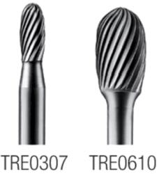 PRECITOOL 444808 TRE0610 Keményfém turbómaró, Csepp alak Z=5