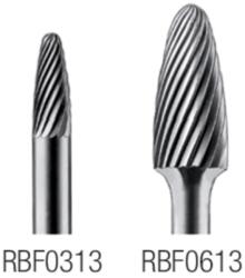 Pretec 444810 RBF0613 Keményfém turbómaró, Körív alakú standard fogazás Z=3