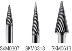 Pretec 444810 SKM0307 Keményfém turbómaró, Hegyes gömb alakú standard fogazás Z=3