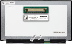 LG Gyári új matt 13.3' FHD (1920x1080) eDP IPS LED LCD kijelző (LQ133M1JW15), (LP133WF4-SPB1)