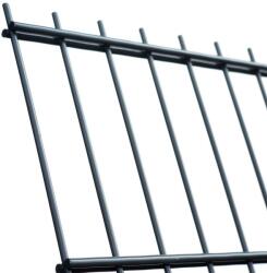  2D Táblás Kerítés - Porfestett (8-6-8 mm) Antracit, 1230 mm (KL2D868A1230)