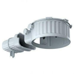 Kaiser 1282-30 HaloX 180 lámpadoboz LED és halogén lámpákhoz 190 mm-es trafóalagúttal beton zsaluzatba. 4 db. M20/25 bevezető bordás gégecsövekhez. Mélység: 110 mm Átmérő: 210mm (1282-30)