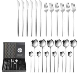  QU-26396 24 darabos evőeszközkészlet - Ezüst