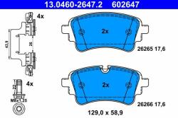 ATE set placute frana, frana disc ATE 13.0460-2647.2 (13.0460-2647.2)