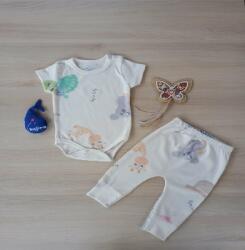Kujira Baby Set Body, Pantalon si jucarie de plus bumbac 0-12 luni (02080-0-3)