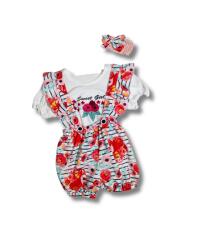 Miniworld Set Body si Pantalon Sweet Girl bebelusi 6-18 luni (04705-6-9)