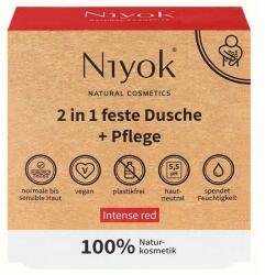 Niyok Săpun pentru mâini și corp Intense red - Niyok 2in1 80 g