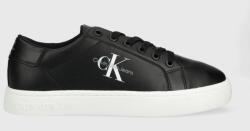 Calvin Klein Jeans bőr sportcipő Classic Cupsole Laceup Low fekete - fekete Férfi 43