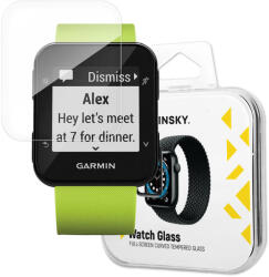 Wozinsky Accesoriu smartwatch Wozinsky Tempered Glass 9H compatibila cu Garmin Forerunner 35 Clear (9145576274484)