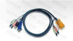 ATEN PS/2 KVM Cable with 3 in 1 SPHD and Audio 1, 8m (2L-5302P)