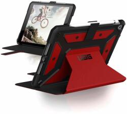 Urban Armor Gear Gear Metropolis Folio Case - удароустойчив хибриден кейс от най-висок клас за iPad 7 (2019), iPad 8 (2020) (червен)