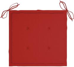 vidaXL Perne scaune de grădină 6 buc. roșu 50x50x3 cm țesătură Oxford (314051)