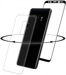 Eiger Folie Eiger Sticla 3D 360° compatibila cu Samsung Galaxy S9 Plus G965 9H folie sticla spate inclusa Clear Black (egsp00208)