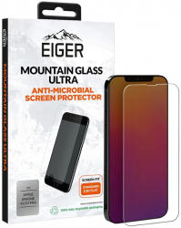 Eiger Folie Eiger Sticla 2.5D Mountain Glass Ultra compatibila cu iPhone 13 Pro Clear (egmsp00201)