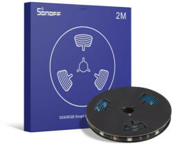 SONOFF Banda LED inteligenta Sonoff 5050RGB-2M M0802040001 impermeabila 2m RGB IP65 eWeLink 300lm (6920075775419)
