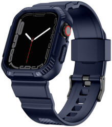 Kingxbar Husa Kingxbar CYF106 2in1 Apple Watch SE 8-1 41-38 mm Albastra (6959003507778)