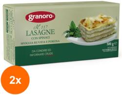Granoro Set 2 x Foi pentru Lasagna din Grau Dur fara Oua, Granoro, 500 g