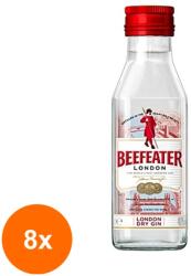 Beefeater Set 8 x Gin Beefeater London Dry Gin 40%, 50 ml