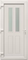 Deli Home Szicília fehér 98x208cm jobb, PVC bejárati ajtó + kilincs (1003043)